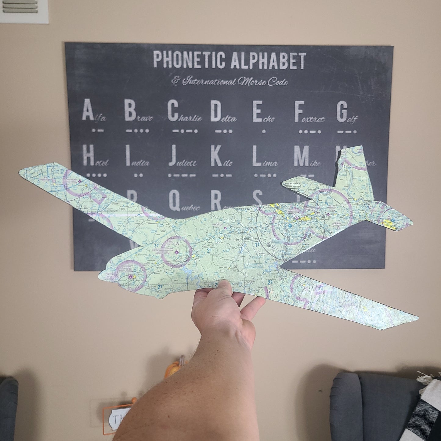 Flying Mooney Pilot Wall Decor